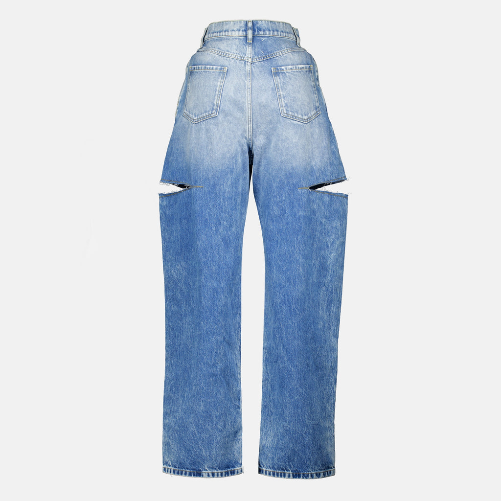 Pantalons Jeans Azules con Corte Maison Margiela Bleu Femme