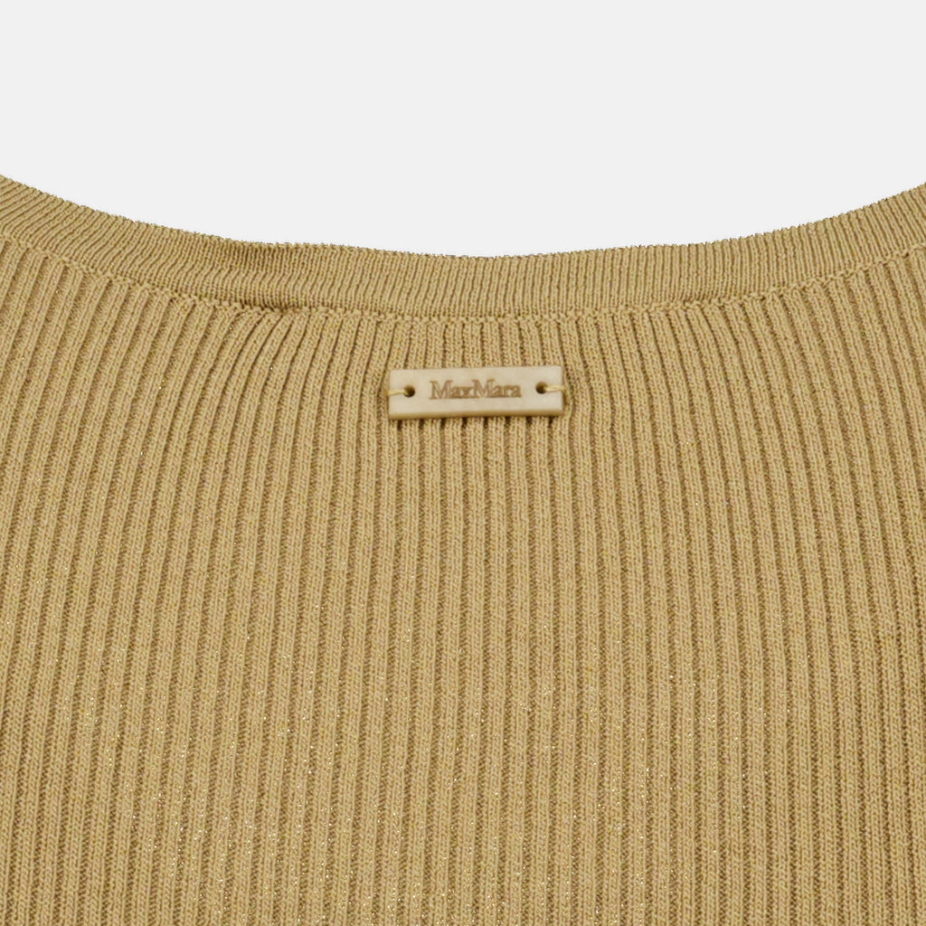 Tops Top a coste beige Max Mara Beige Femme