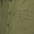 Hemden Hemd mit kurzen Ärmeln Prada Khaki Homme