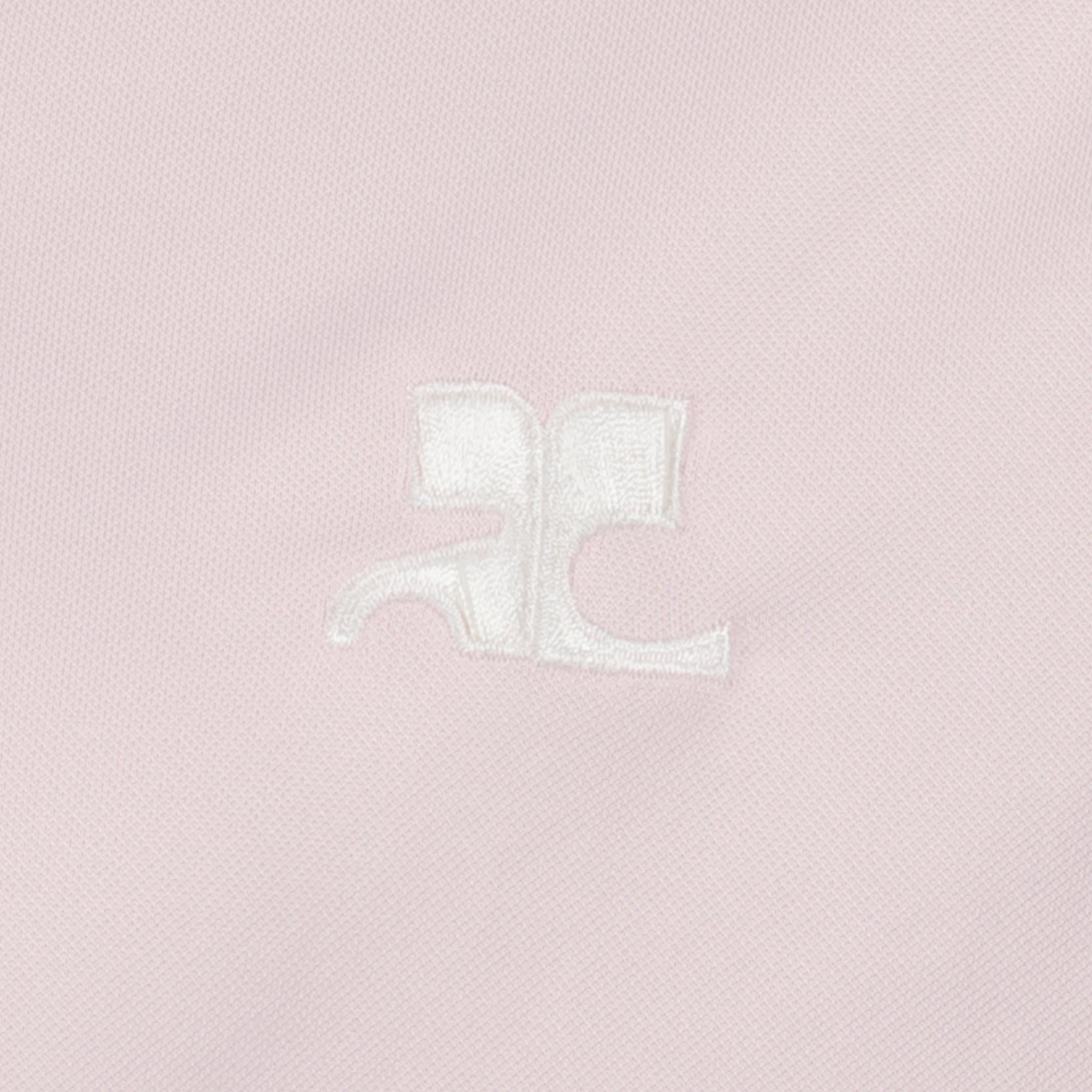 Imagem da t-shirt de desporto AC rosa da marca Courrèges para Homem - Temporada Primavera-Verão 2026 - Vista Detalhada_2