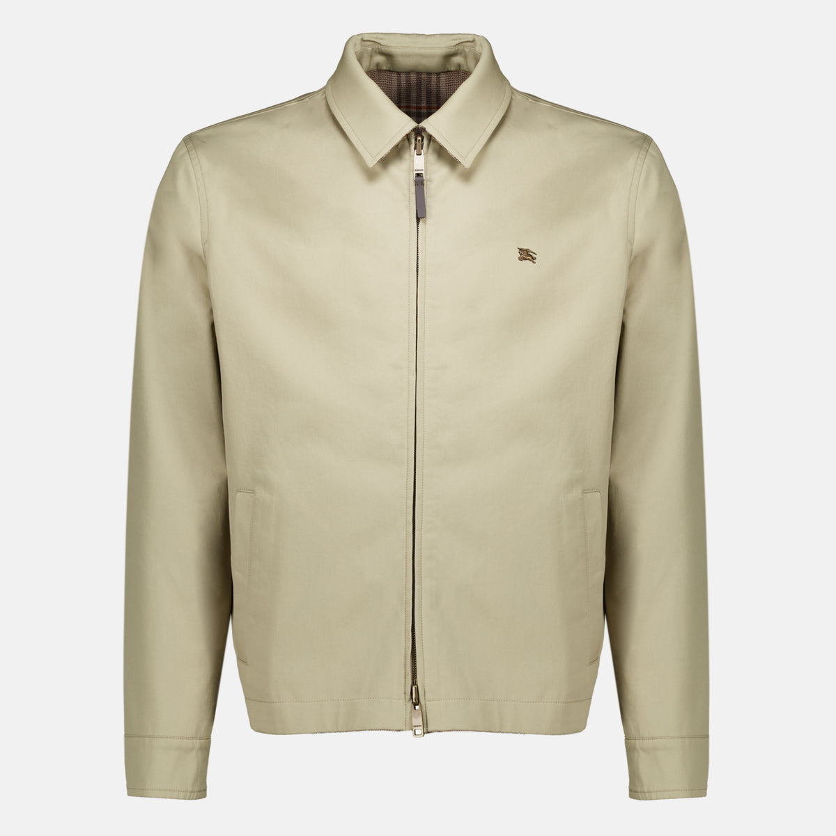 Vestes Reversible Harrington Jacket Burberry Beige Homme