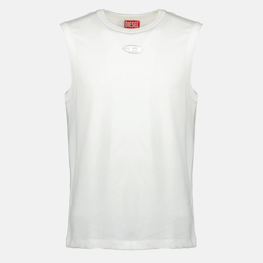 Image de l'article Débardeur T-Bisco-Iod blanc de la marque Diesel pour Homme - Saison Printemps-Été 2026 - Vue de Face