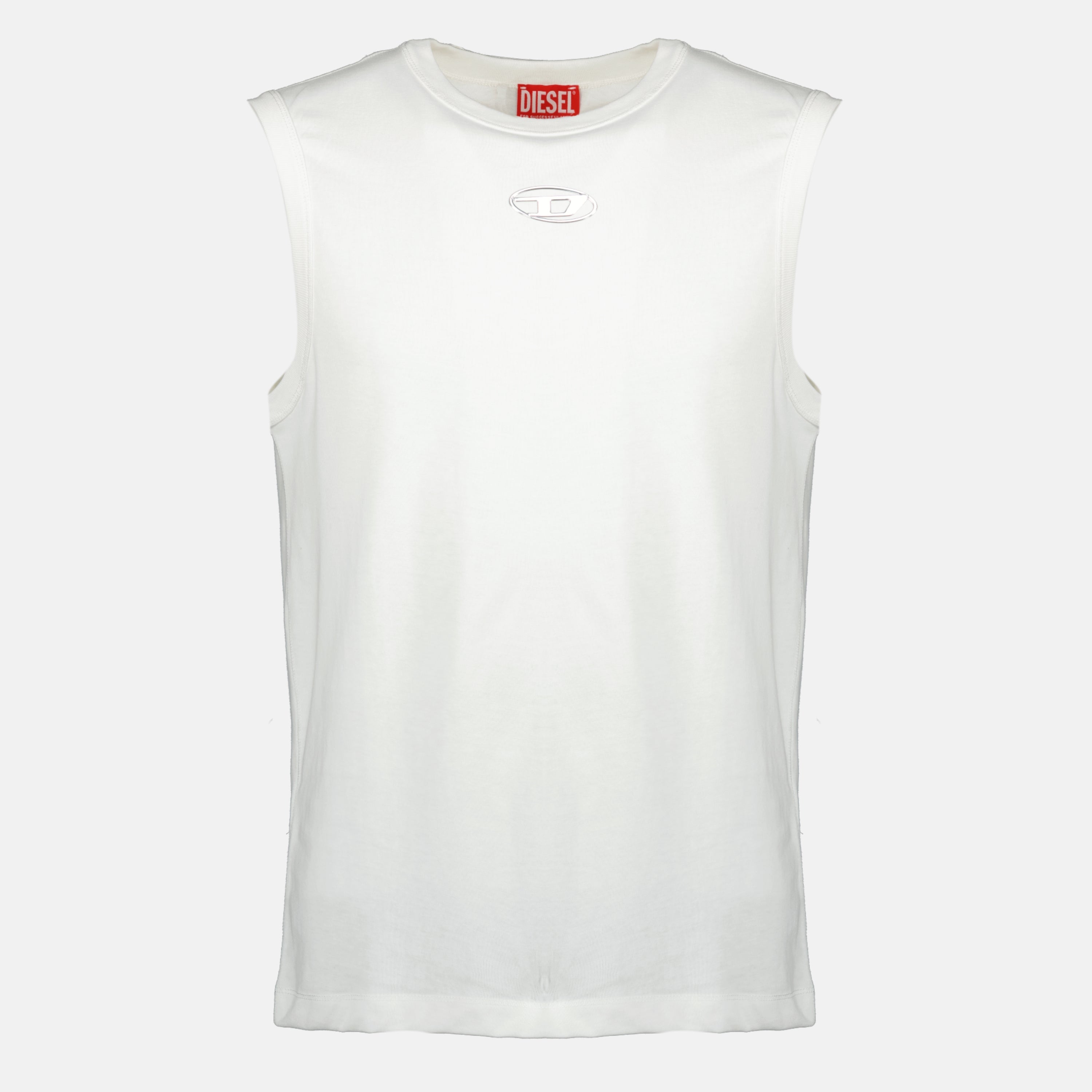 Image de l'article Débardeur T-Bisco-Iod blanc de la marque Diesel pour Homme - Saison Printemps-Été 2026 - Vue de Face