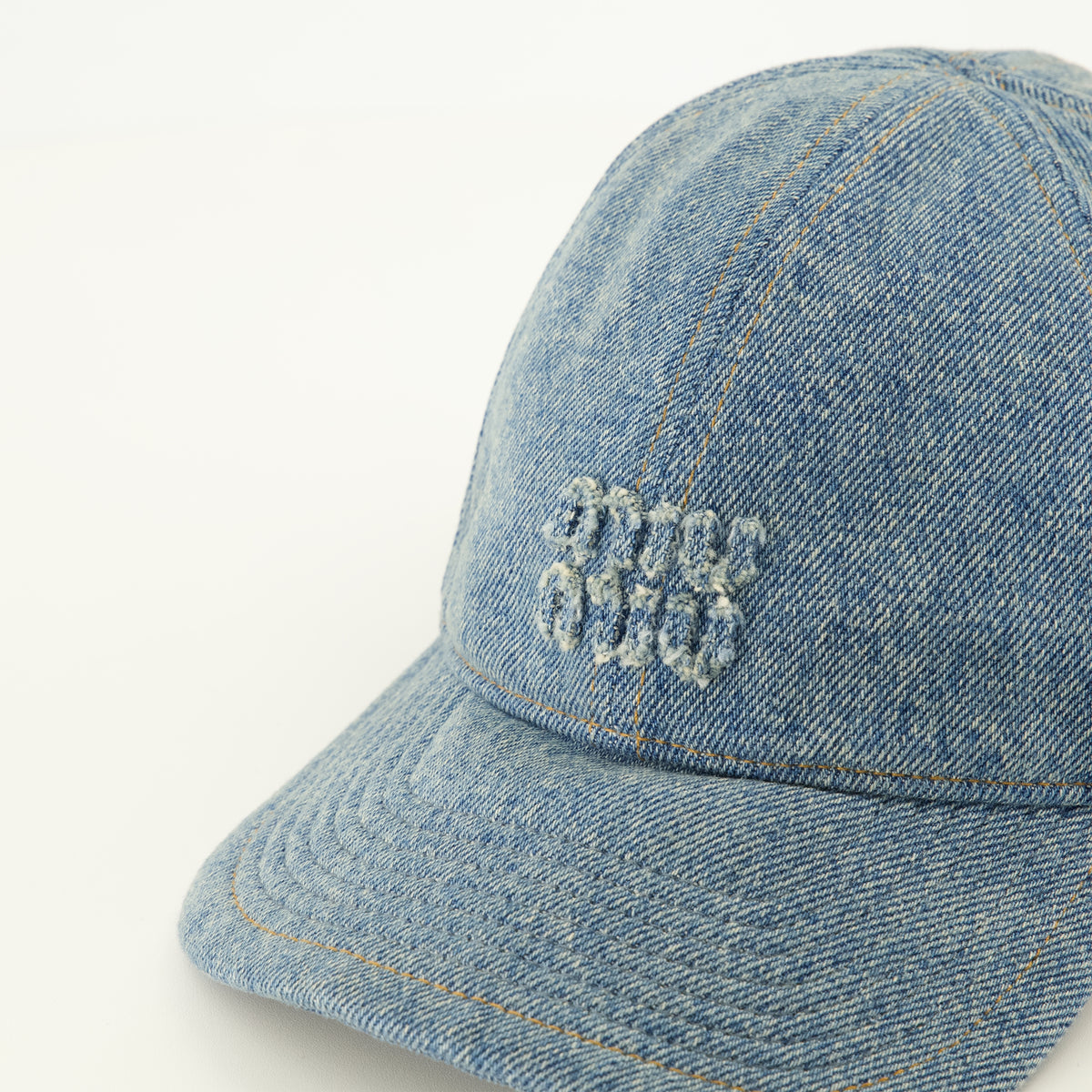 Chapeaux, casquettes et bonnets Casquette en denim Miu Miu Bleu Femme