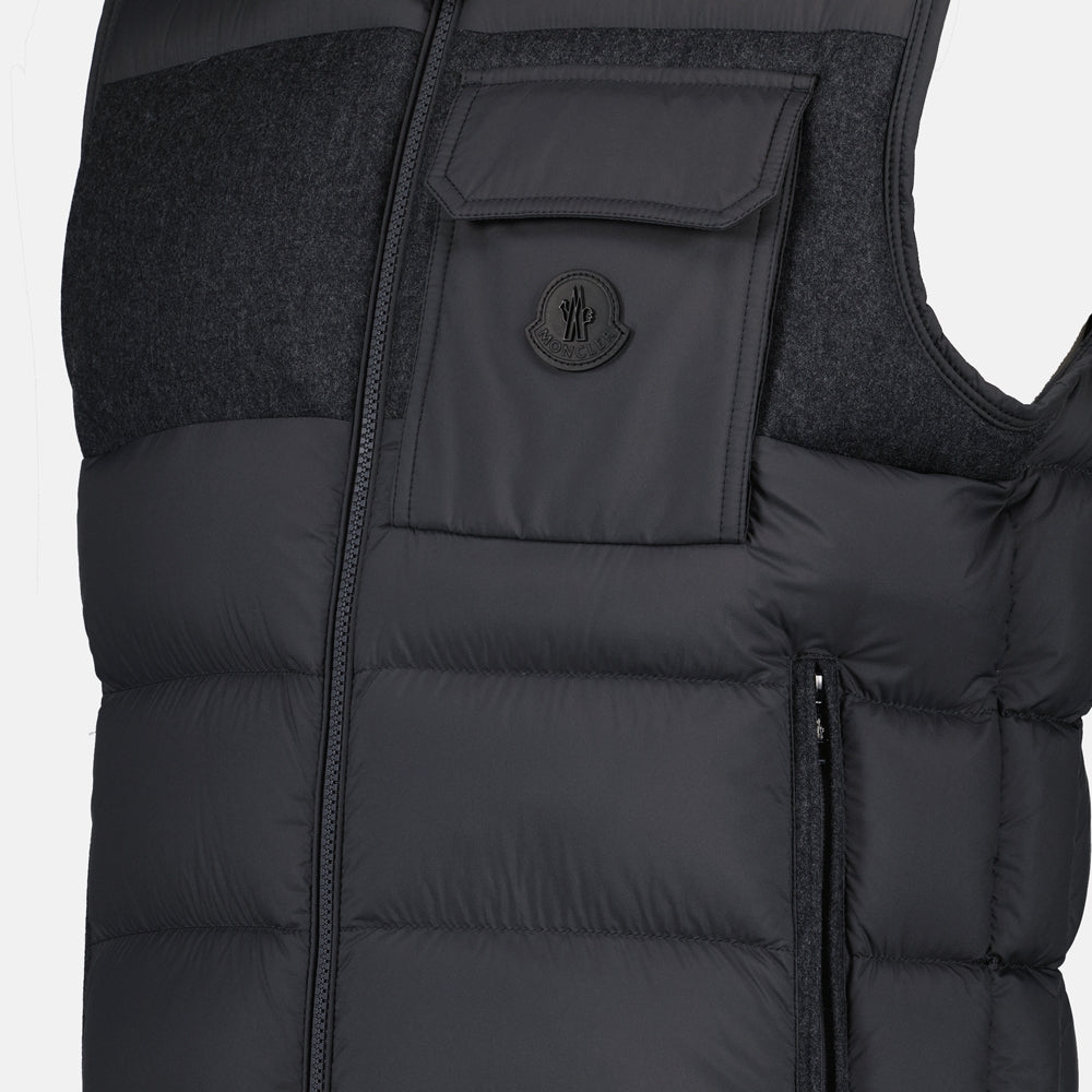 Vestes Doudoune Estagnour sans manches Moncler Gris Homme