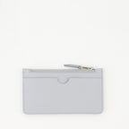 Small Leather Goods Zippered Card Holder Ami PARIS Blue Unisex