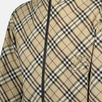 Jaquetas Cavalier Check Windbreaker Burberry Bege Homme