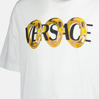 T-shirts T-shirt maxi chain Versace Blanc Homme