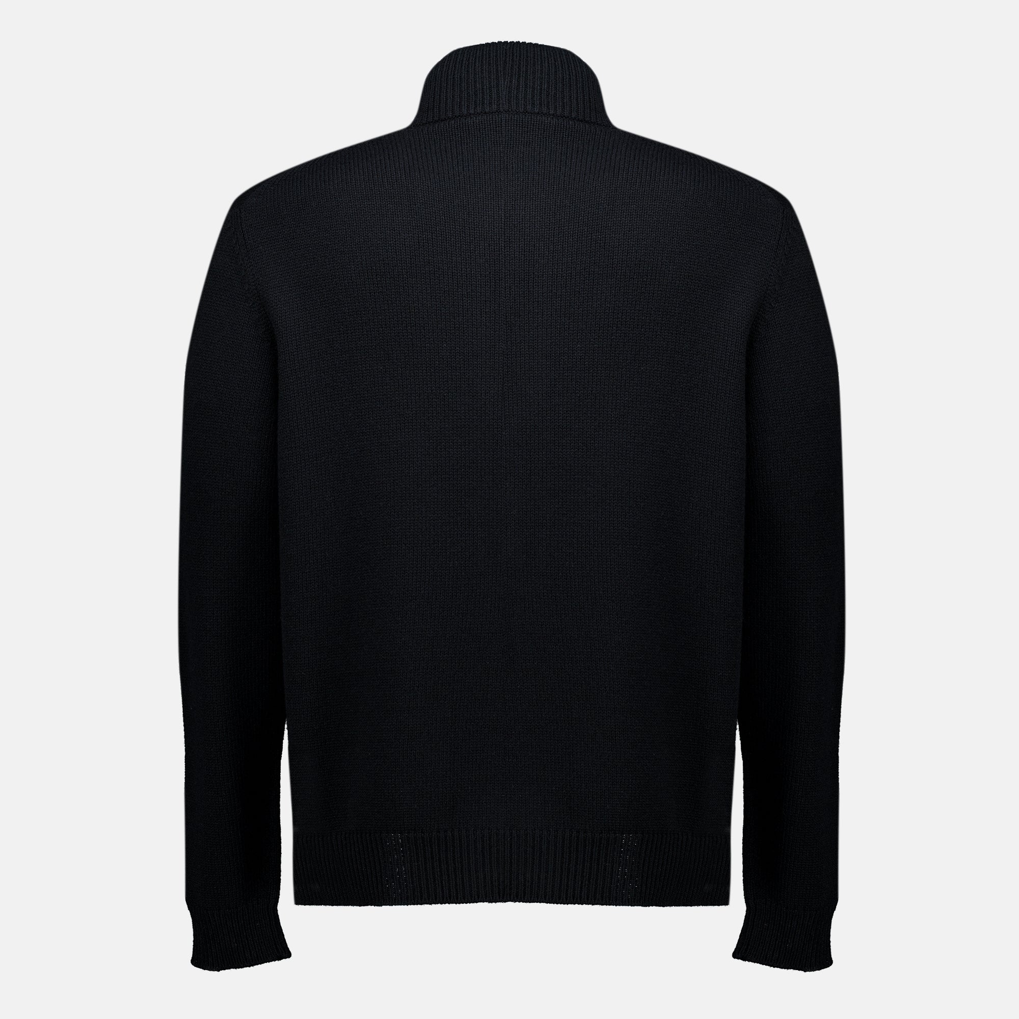 Vestes Schwarzer Kaschmir-Cardigan Prada Noir Homme