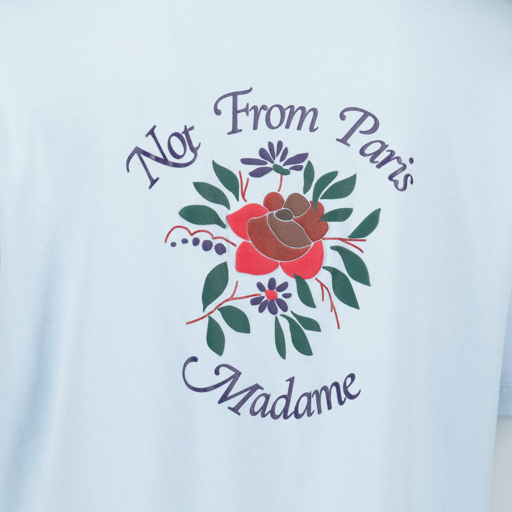 Image de l'article T-shirt Slogan Rose bleu de la marque Drole De Monsieur pour Homme - Saison Printemps-Été 2026 - Vue détaillée_2