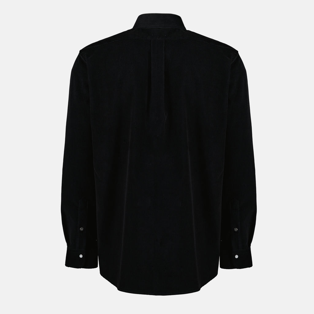 Image de l'article Chemise en velours noir de la marque Fendi pour Homme - Saison Printemps-Été 2026 - Vue de Dos