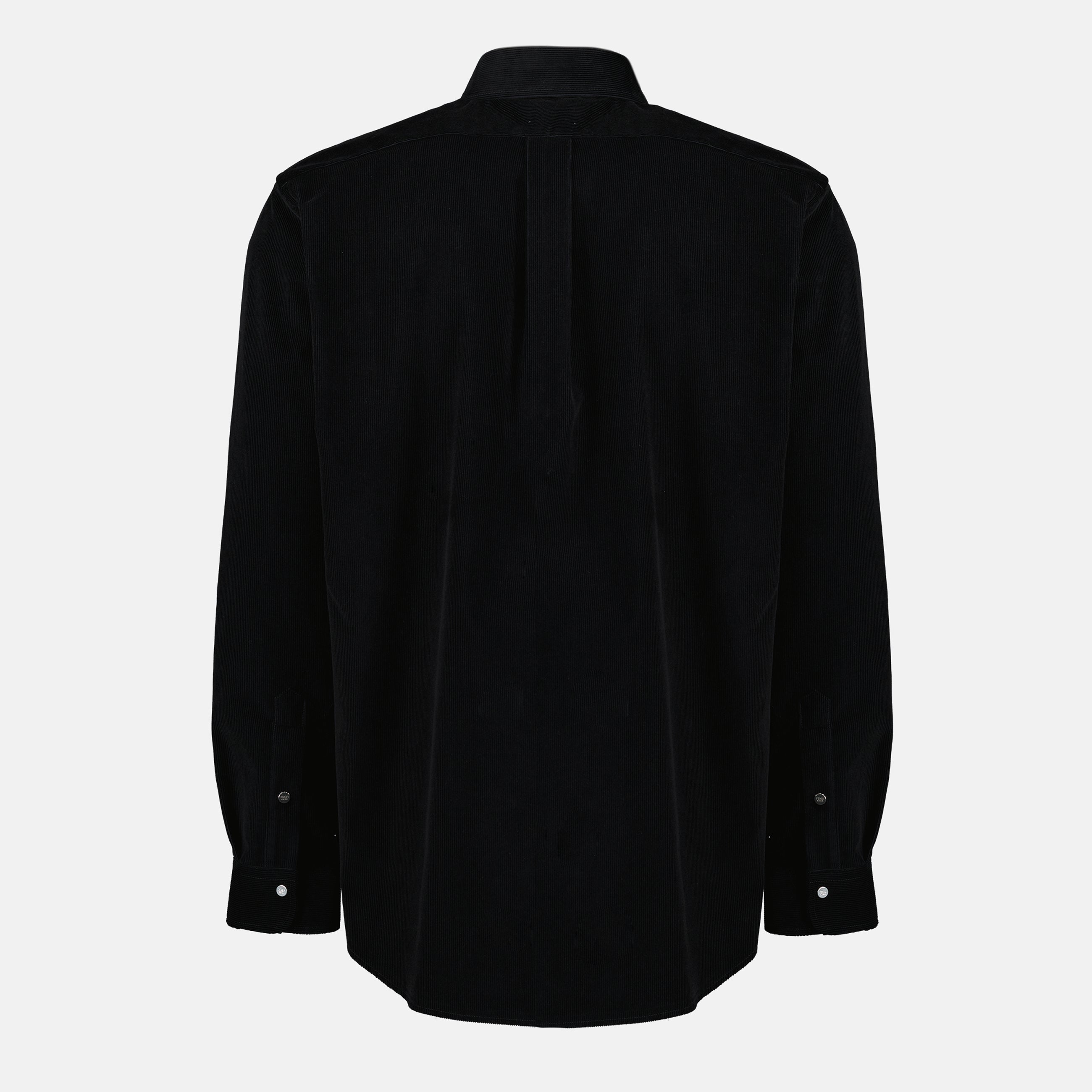 Image de l'article Chemise en velours noir de la marque Fendi pour Homme - Saison Printemps-Été 2026 - Vue de Dos