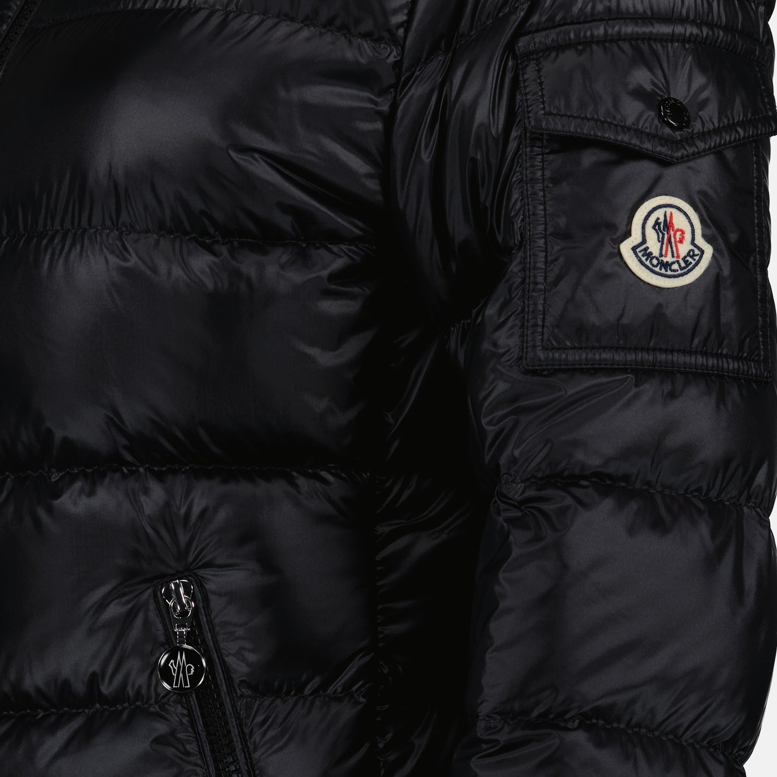 Manteaux J1093 1A00064 595ZZ 999 black Moncler Noir Femme