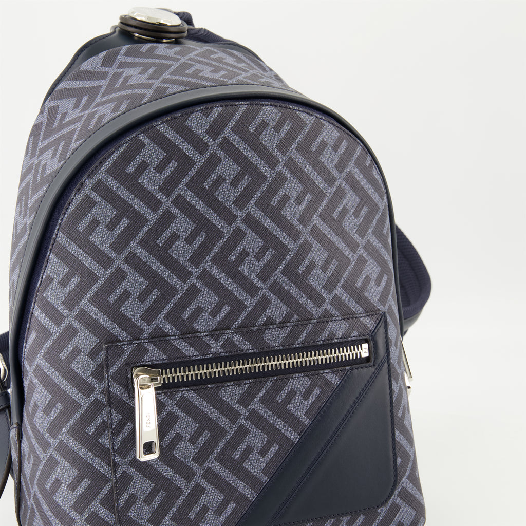 Zaini Chiodo Backpack Fendi Blu scuro Homme