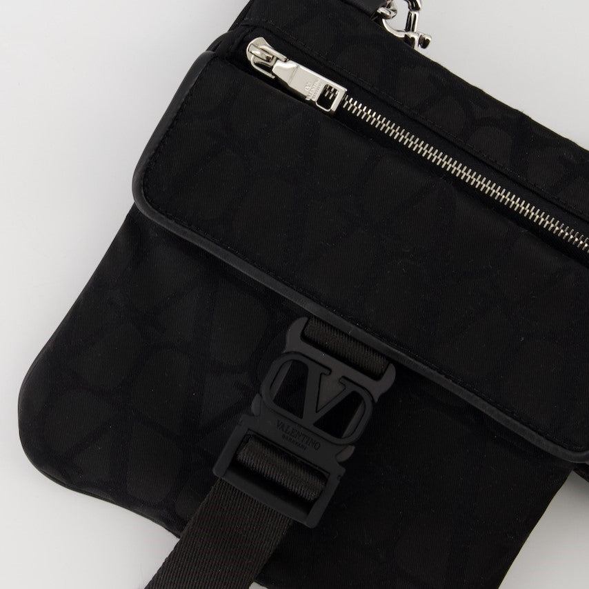 クロスボディバッグ VLogoキャンバスバッグ Valentino Garavani 黒 Homme