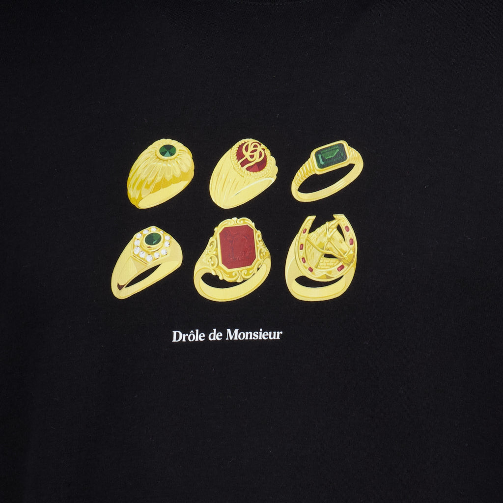 T-shirts ブラックリング Tシャツ Drole De Monsieur Noir Homme