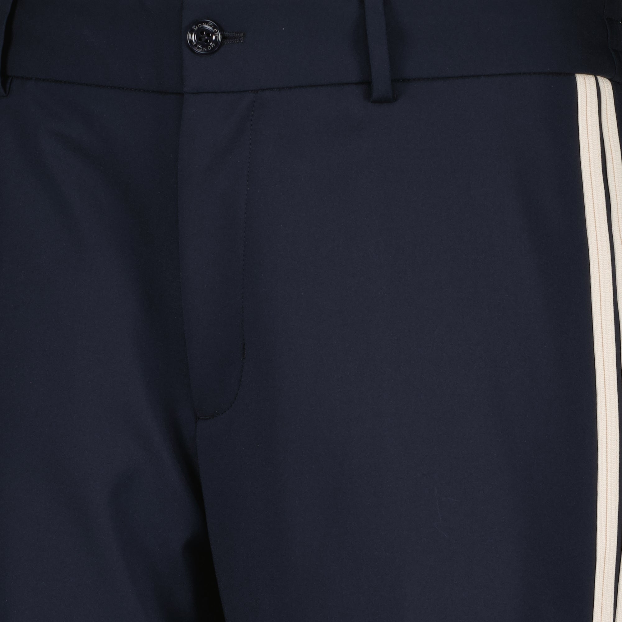 Pantalons Pantalon en coton bleu marine Moncler Bleu foncé Homme