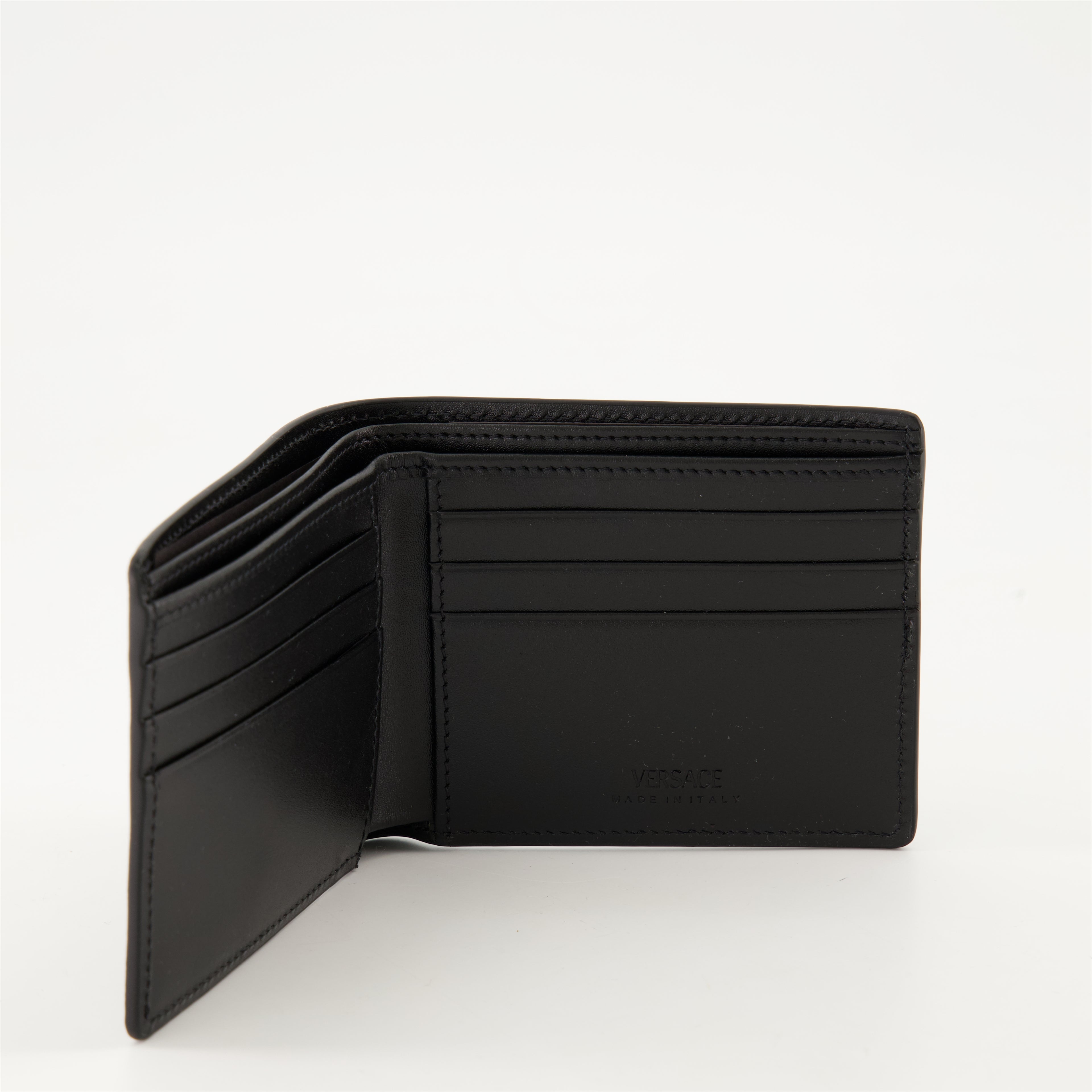 Small leather goods Medusa Biggie Wallet Versace Black Homme