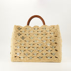 Sacs cabas Sac cabas Disc-Link Rabanne Beige Femme