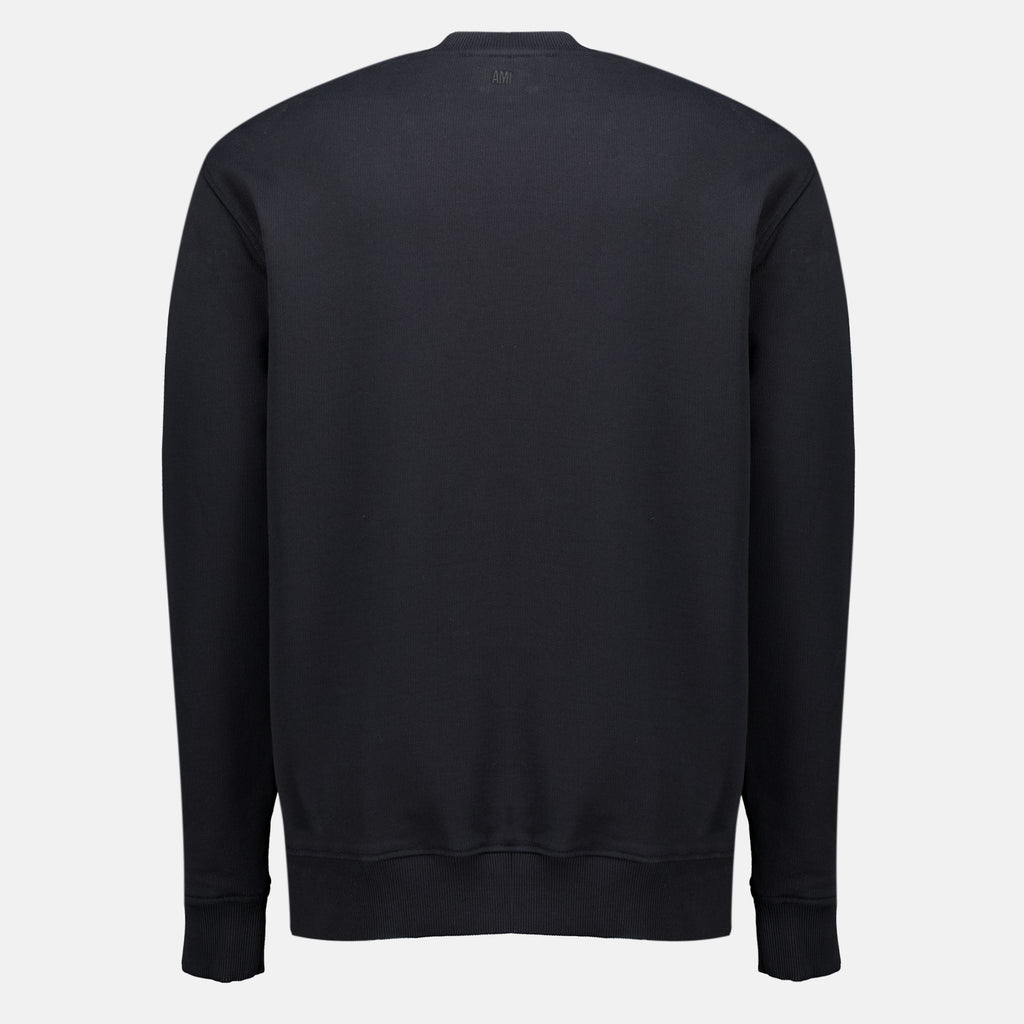 Sweatshirts ブラックハート AMI スウェットシャツ コットン製 Ami PARIS Noir Homme