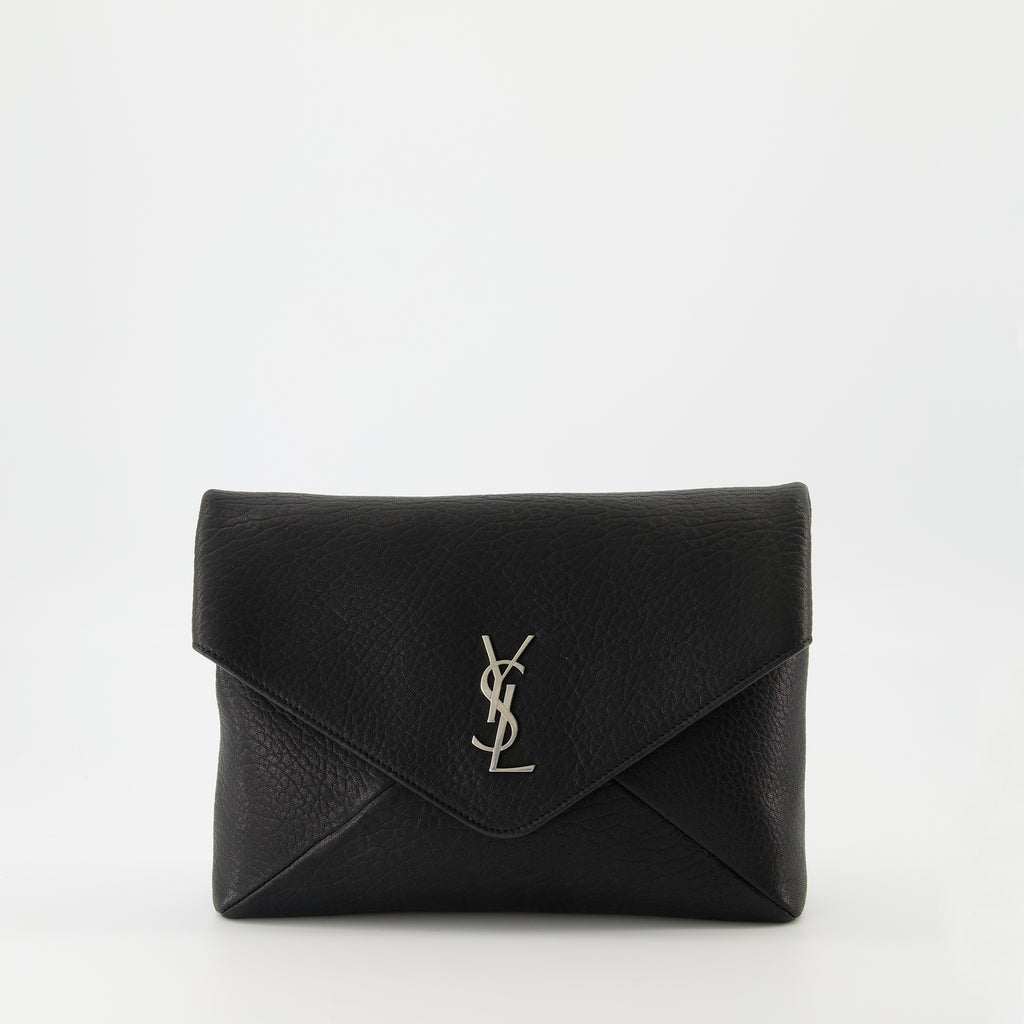 Pochettes Pochette Cassandre Enveloppe Saint Laurent Noir Homme