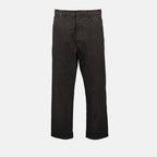 Pants Cotton Pants Prada Brown Homme