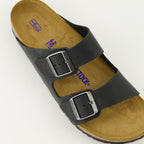 오픈 슈즈 아리조나 슬리퍼 Birkenstock 검은색 Homme