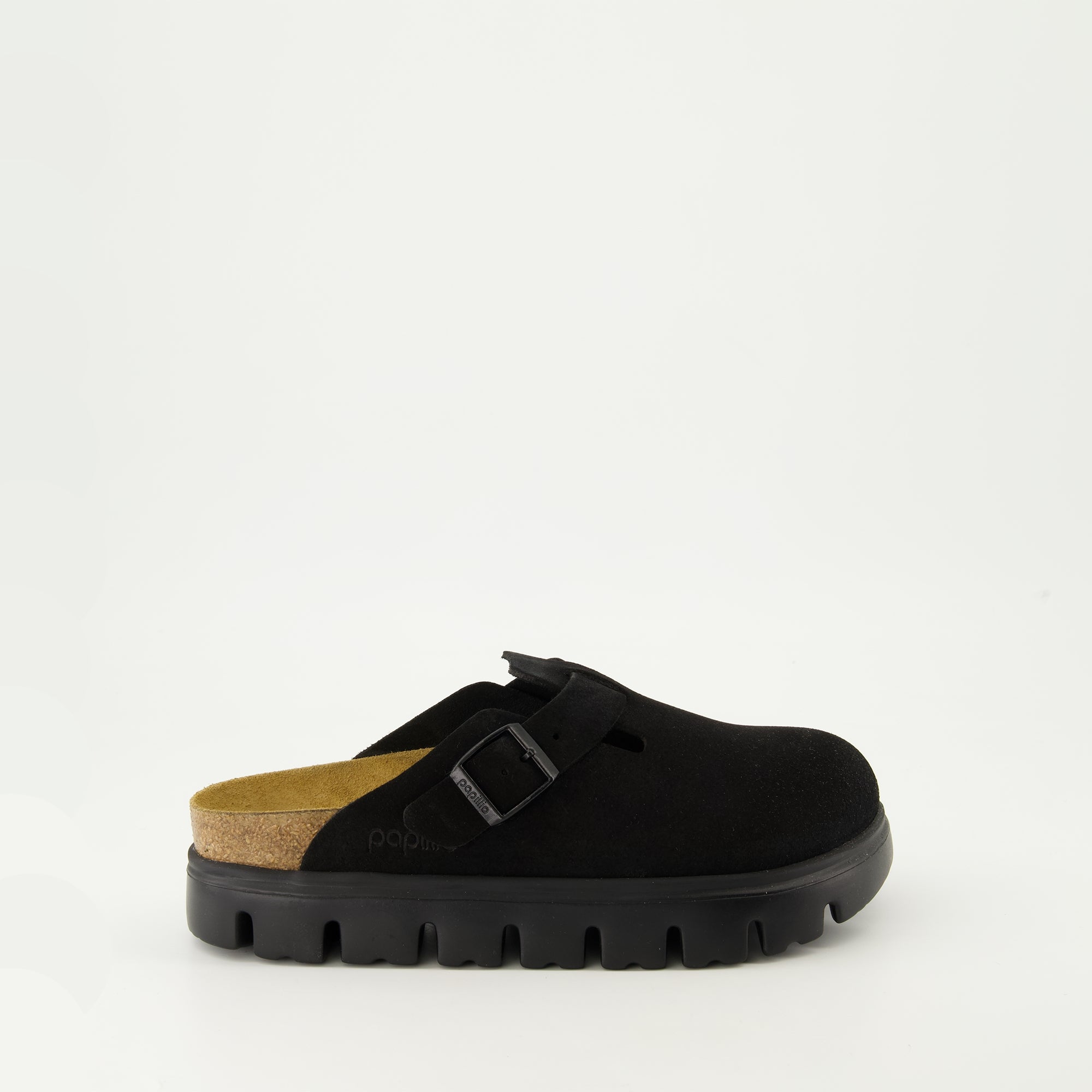 Chaussures ouvertes Mules Boston Chunky Birkenstock Noir Femme