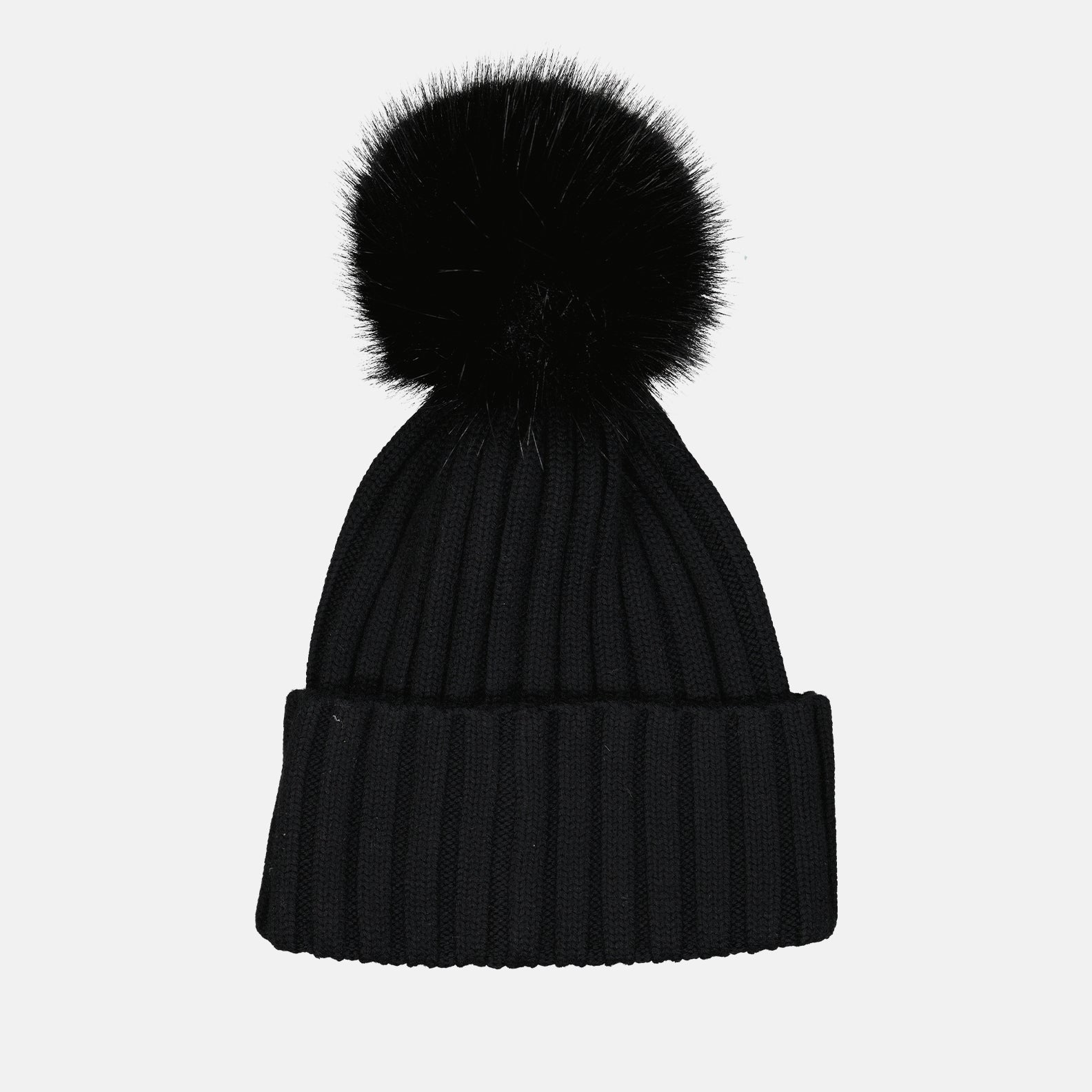 Hats, caps and beanies Bonnet à pompon Moncler Black Femme