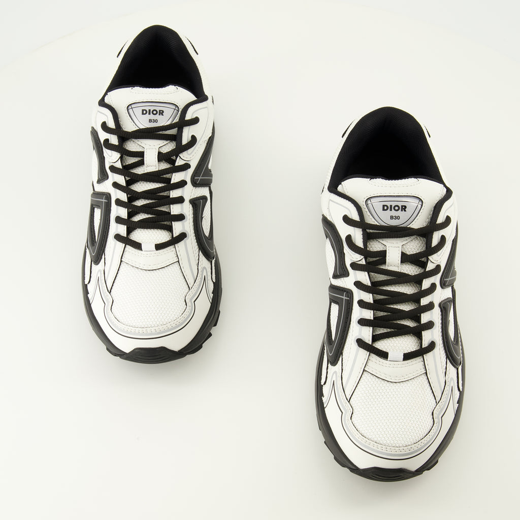 Bild der B30-Sneaker der Marke Dior für Herren - Herbst-Winter 2025 Saison - Draufsicht auf das Paar Schuhe