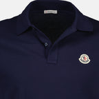 Polos Polo à logo Moncler Bleu foncé Homme