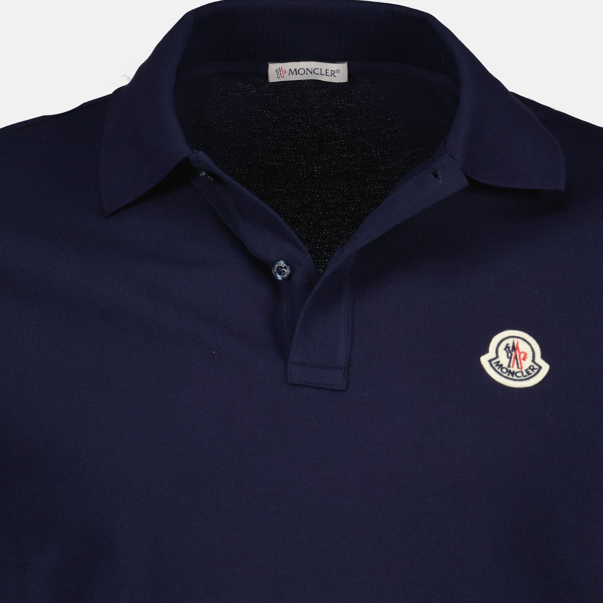 Polos Logo Polo Moncler azul oscuro Homme