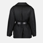 Manteaux Doudoune en Re-Nylon Prada Noir Femme