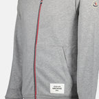 Sweatshirts Sweat à capuche zippé Moncler Gris Homme