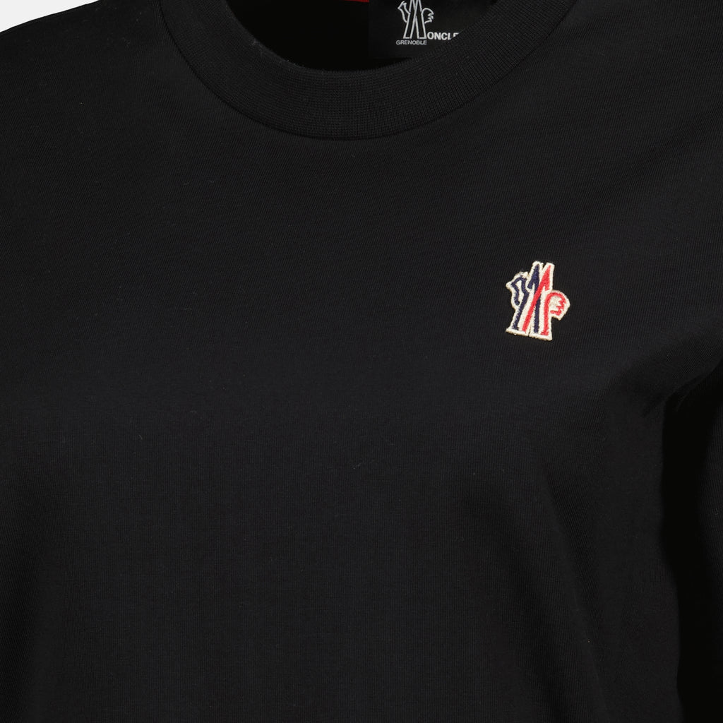 Image de l'article T-shirt logo noir de la marque Moncler Grenoble pour Femme - Saison Printemps-Été 2026 - Vue détaillée_1