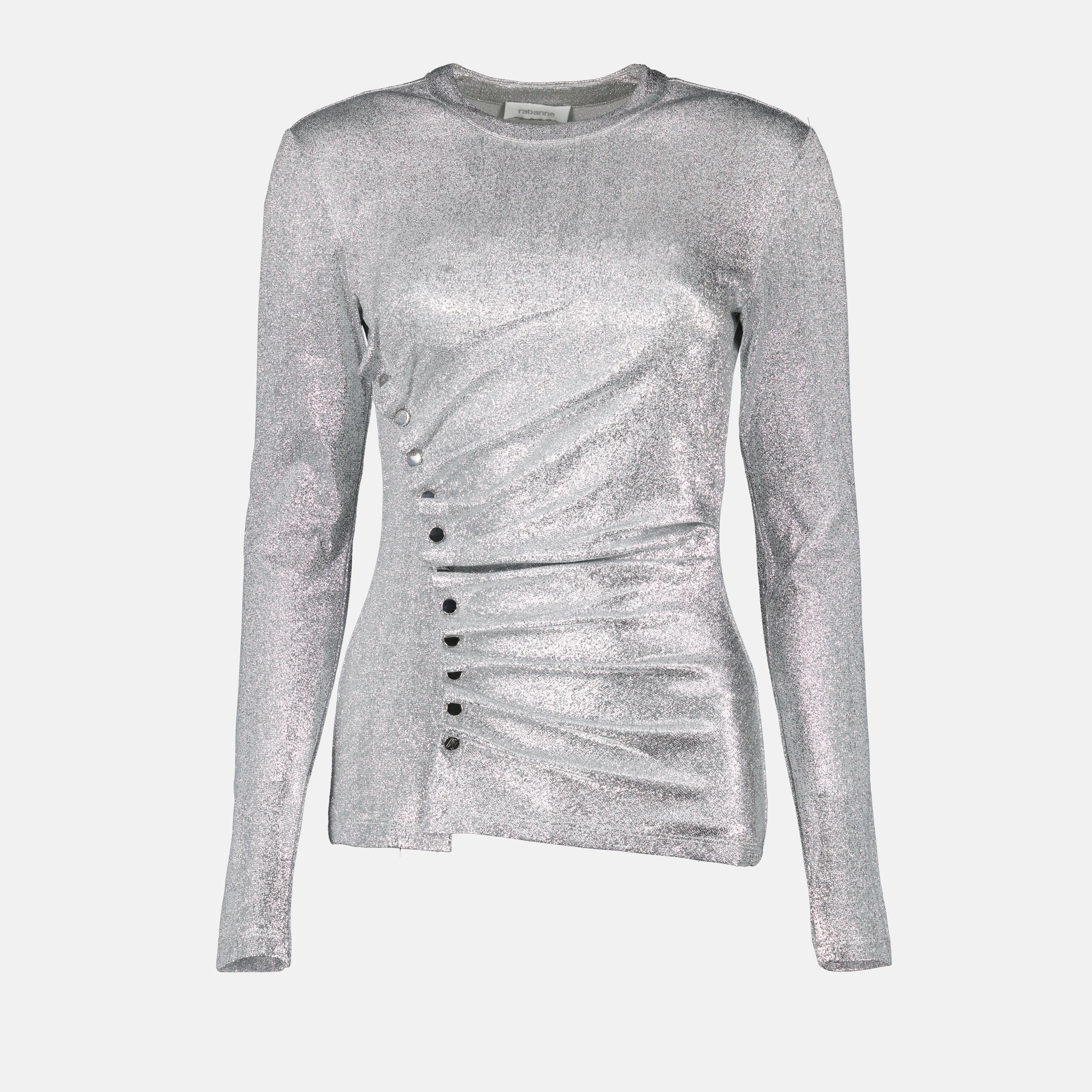 Drapiertes Lurex-Top