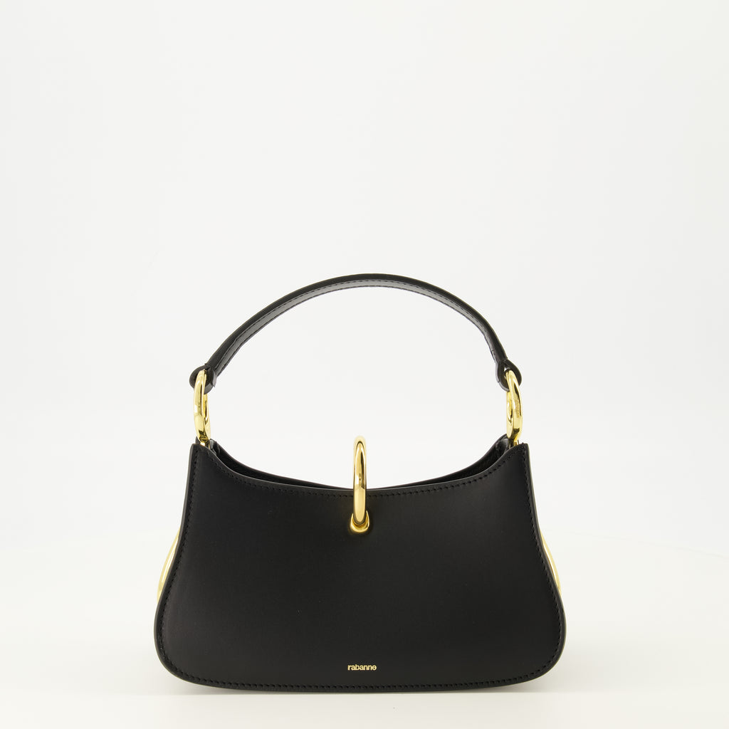 Sacs à main et épaule Mini sac en cuir noir Rabanne Noir Femme