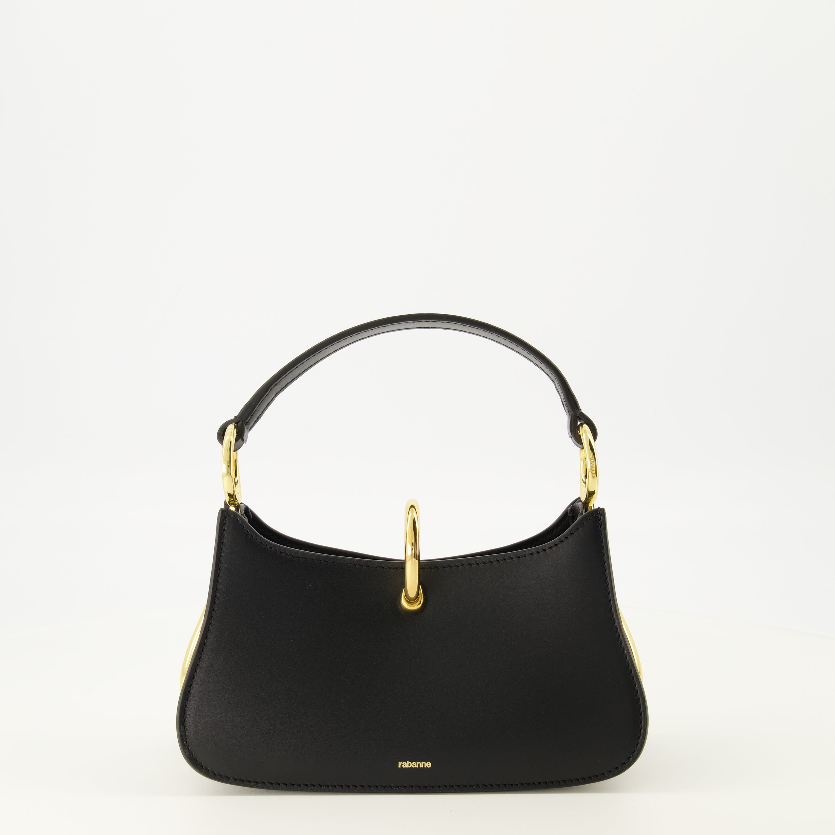 Sacs à main et épaule Mini sac en cuir noir Rabanne Noir Femme
