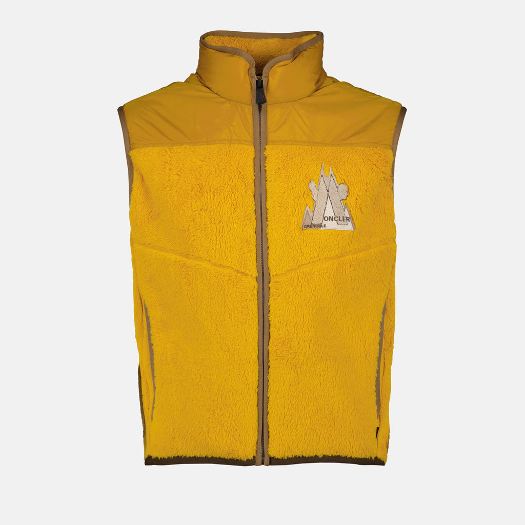 Vestes Veste sans manches Moncler Grenoble Jaune Homme