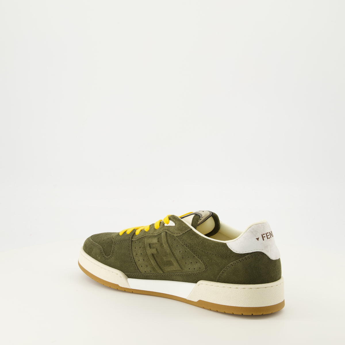 Baskets Baskets Fendi match kaki Fendi Kaki Homme