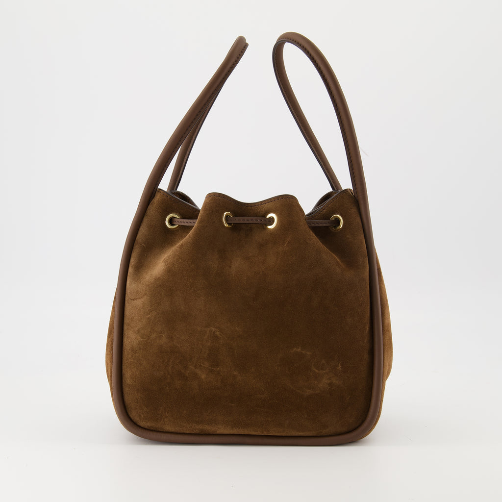 Image de l'article Mini sac seau Darling de la marque Prada pour Femme - Saison Automne-Hiver 2025 - Vue de Dos