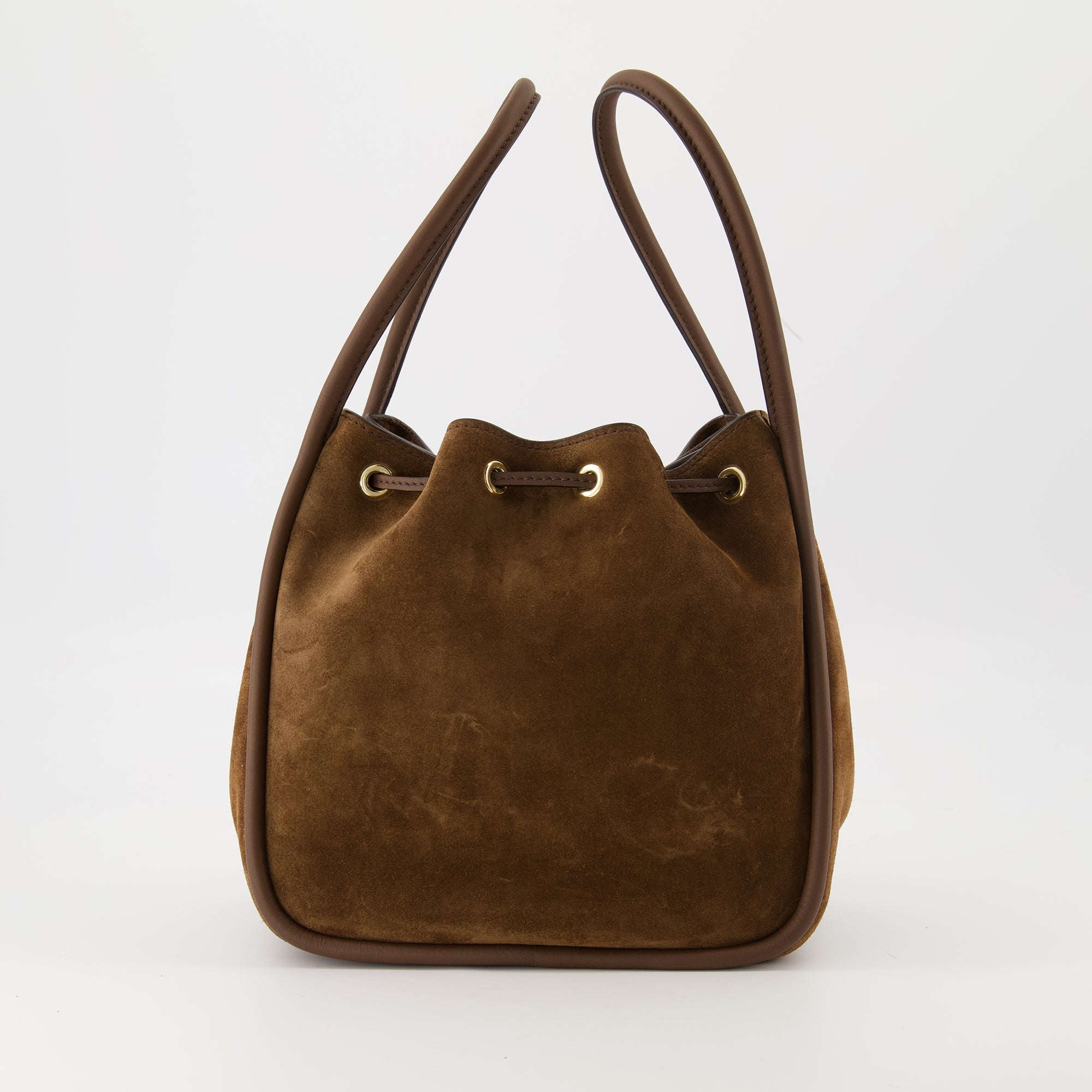 Image de l'article Mini sac seau Darling de la marque Prada pour Femme - Saison Automne-Hiver 2025 - Vue de Dos