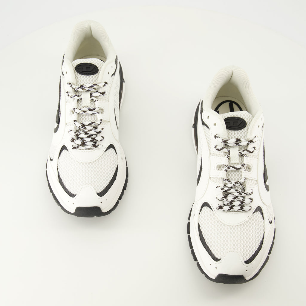 Image de l'article Baskets Pro-V-Dense blanc et noir de la marque Diesel pour Homme - Saison Printemps-Été 2026 - Vue de dessus paire de chaussure