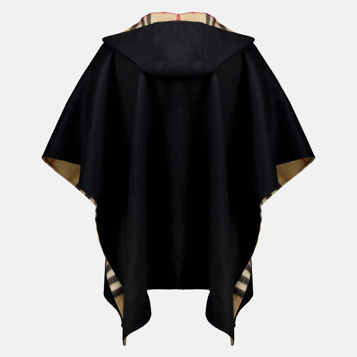 Vestes Schwarzer Kaschmir-Poncho Burberry Noir Unisexe