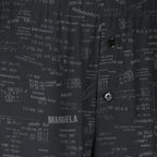 Immagine dei pantaloni ampi stampati grigi del marchio Mm6 per donna - Stagione Primavera-Estate 2026 - Vista Dettagliata_2