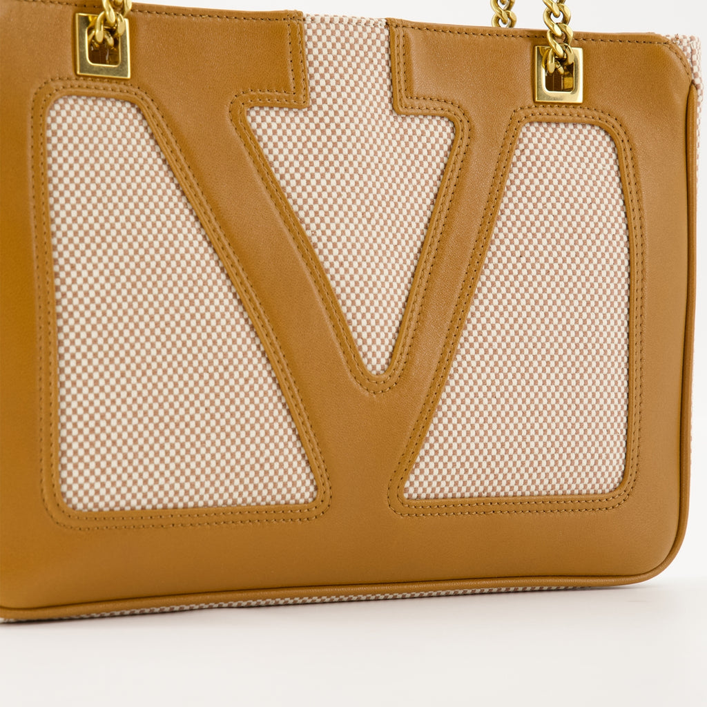 Sacs bandoulière Sac cabas Viva Superstar Valentino Garavani Marron Femme