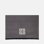 Écharpes, foulards et gants Écharpe 4G Givenchy Gris Unisexe