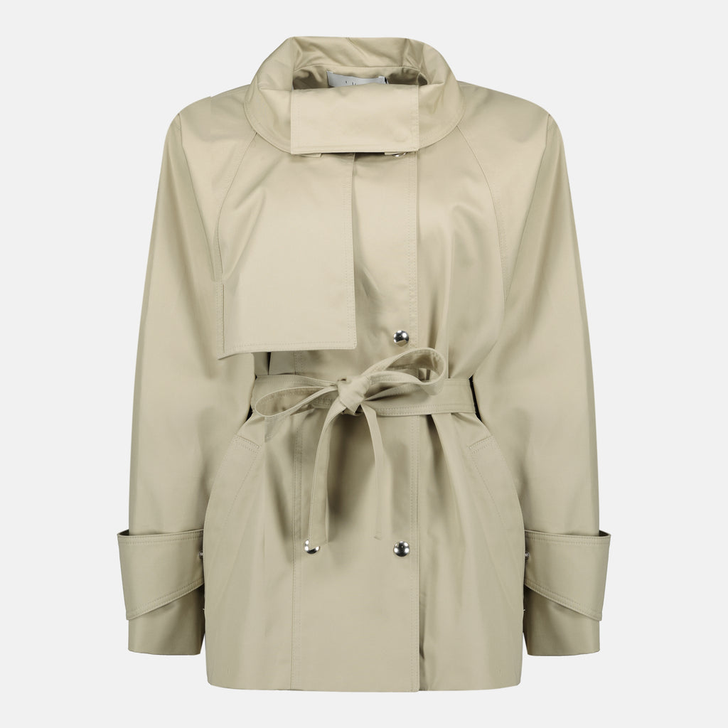 Manteaux Trench court à col montant beige Iro Beige Femme