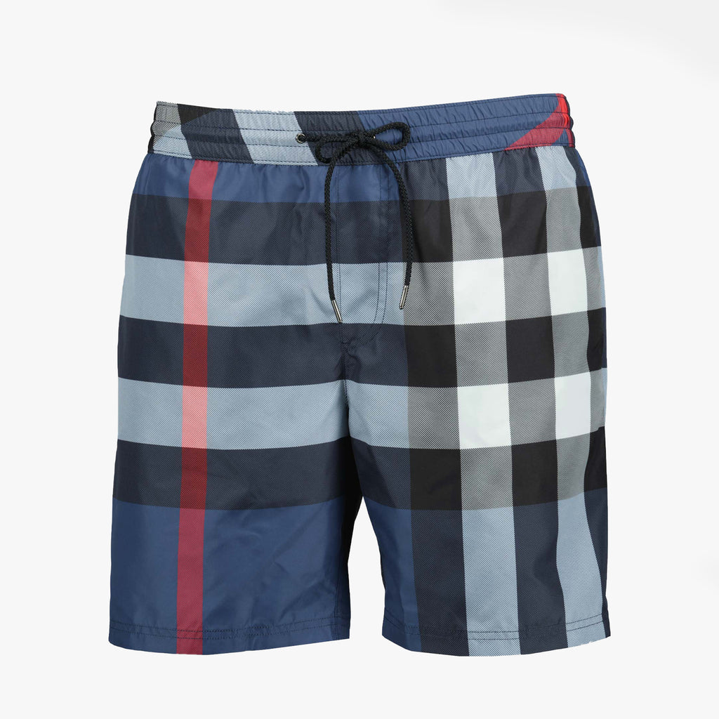 Beachwear Maillot de bain à carreaux Burberry Bleu Homme