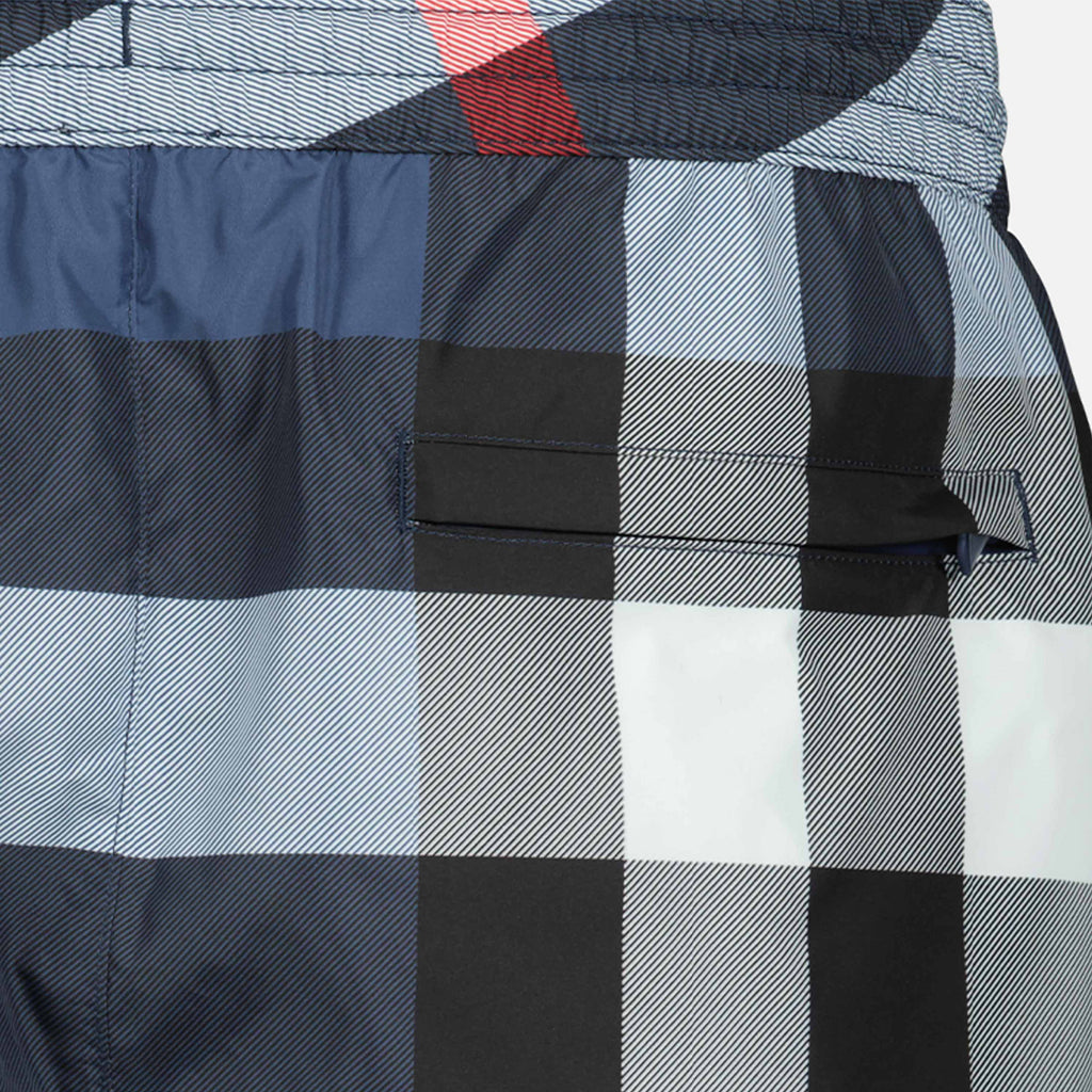 Beachwear Maillot de bain à carreaux Burberry Bleu Homme